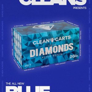 Clean carts New 2g liquid diamonds + live resin  bulk offer (blue box)