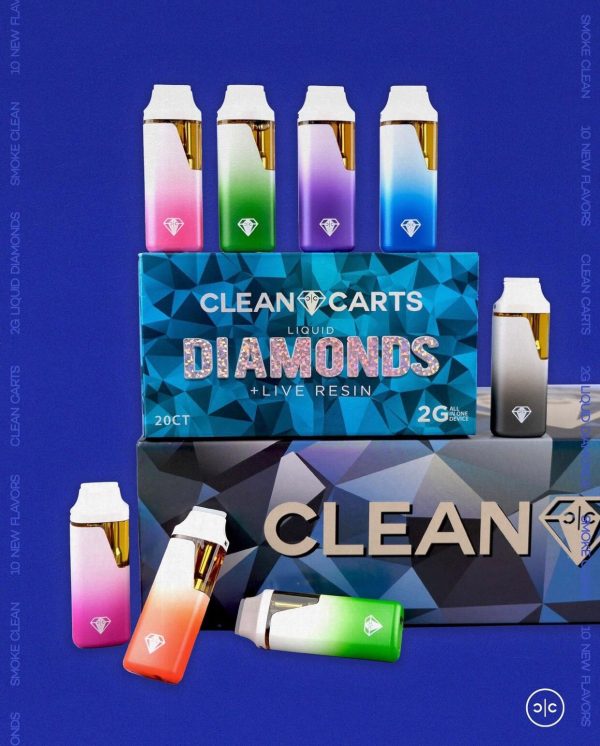 Clean carts New 2g liquid diamonds + live resin  bulk offer (blue box) - Image 2